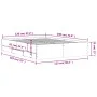 Sonoma gray engineered wood bed with drawers 120x190 cm by , Beds and slatted bases - Ref: Foro24-3207320, Price: 189,57 €, D...