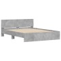 Betongrauer Bettrahmen mit Kopfteil 140 x 190 cm von , Betten und Lattenroste - Ref: Foro24-3207500, Preis: 156,67 €, Rabatt: %