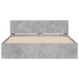 Betongrauer Bettrahmen mit Kopfteil 140 x 190 cm von , Betten und Lattenroste - Ref: Foro24-3207500, Preis: 156,67 €, Rabatt: %