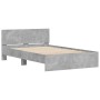 Betongrauer Bettrahmen mit Kopfteil 120x190 cm von , Betten und Lattenroste - Ref: Foro24-3207514, Preis: 165,06 €, Rabatt: %