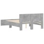 Betongrauer Bettrahmen mit Kopfteil 120x190 cm von , Betten und Lattenroste - Ref: Foro24-3207514, Preis: 165,06 €, Rabatt: %