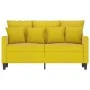 2-Sitzer-Sofa gelber Samt 120 cm von , Sofas - Ref: Foro24-359299, Preis: 197,70 €, Rabatt: %