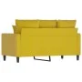 2-Sitzer-Sofa gelber Samt 120 cm von , Sofas - Ref: Foro24-359299, Preis: 197,70 €, Rabatt: %