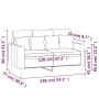 2-Sitzer-Sofa gelber Samt 120 cm von , Sofas - Ref: Foro24-359299, Preis: 197,70 €, Rabatt: %