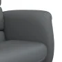 Sillón reclinable con reposapiés cuero sintético gris de , Sillones - Ref: Foro24-356723, Precio: 172,43 €, Descuento: %