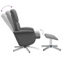 Verstellbarer Massagesessel mit Fußstütze dunkelgrauer Stoff von , Sessel - Ref: Foro24-356679, Preis: 135,64 €, Rabatt: %