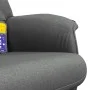 Dark gray fabric reclining massage chair with footrest by , Armchairs - Ref: Foro24-356679, Price: 134,38 €, Discount: %