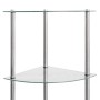 Shelving 6 levels transparent tempered glass 30x30x160 cm by vidaXL, Bookcases and shelves - Ref: Foro24-249517, Price: 44,58...
