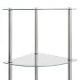 Shelving 6 levels transparent tempered glass 30x30x160 cm by vidaXL, Bookcases and shelves - Ref: Foro24-249517, Price: 54,87...