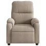 Sillón reclinable masaje eléctrico tela microfibra gris taupe de , Sillones - Ref: Foro24-3204922, Precio: 313,09 €, Descuent...