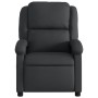 Sillón reclinable de masaje eléctrico cuero auténtico negro de , Sillones - Ref: Foro24-3204258, Precio: 357,06 €, Descuento: %