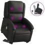 Hochklappbare Massageliege aus schwarzem Echtleder von , Sessel - Ref: Foro24-3204266, Preis: 391,54 €, Rabatt: %