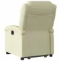 Cremefarbener Hochsessel aus echtem Leder von , Sessel - Ref: Foro24-3204264, Preis: 392,85 €, Rabatt: %