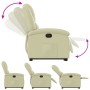 Cremefarbener Hochsessel aus echtem Leder von , Sessel - Ref: Foro24-3204264, Preis: 379,87 €, Rabatt: %