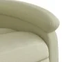 Cremefarbener Hochsessel aus echtem Leder von , Sessel - Ref: Foro24-3204264, Preis: 392,85 €, Rabatt: %