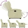 Electric lift recliner armchair in genuine cream leather by , Armchairs - Ref: Foro24-3204272, Price: 440,10 €, Discount: %