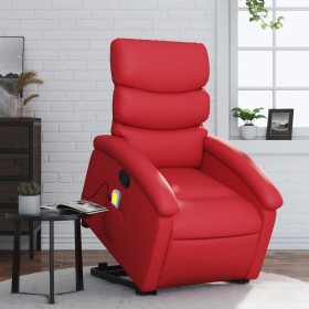 Roter Fußmassagesessel aus Kunstleder von , Sessel - Ref: Foro24-3204052, Preis: 292,58 €, Rabatt: %