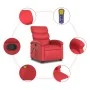 Sillón reclinable de masaje de pie cuero artificial rojo de , Sillones - Ref: Foro24-3204052, Precio: 312,46 €, Descuento: %