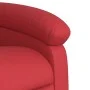 Sillón reclinable de masaje de pie cuero artificial rojo de , Sillones - Ref: Foro24-3204052, Precio: 312,46 €, Descuento: %