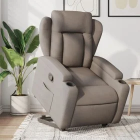 Sillón reclinable elevable tela gris taupe de , Sillones - Ref: Foro24-3204490, Precio: 332,19 €, Descuento: %