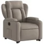Reclining and elevating armchair in gray taupe fabric by , Armchairs - Ref: Foro24-3204490, Price: 332,19 €, Discount: %
