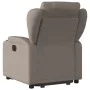 Reclining and elevating armchair in gray taupe fabric by , Armchairs - Ref: Foro24-3204490, Price: 332,19 €, Discount: %