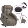 Reclining and elevating armchair in gray taupe fabric by , Armchairs - Ref: Foro24-3204490, Price: 332,19 €, Discount: %