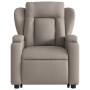 Reclining and elevating armchair in gray taupe fabric by , Armchairs - Ref: Foro24-3204490, Price: 296,38 €, Discount: %