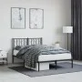 Estructura de cama con cabecero metal negro 120x190 cm de , Camas y somieres - Ref: Foro24-374434, Precio: 96,76 €, Descuento: %