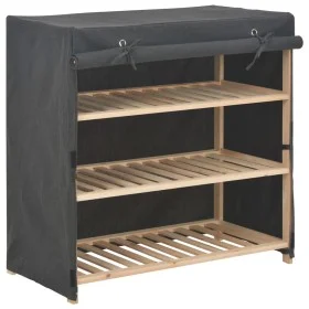 Schuhschrank mit grauem Stoffbezug 79x40x80 cm von vidaXL, Schuhregale und Schuhorganisatoren - Ref: Foro24-248195, Preis: 80...