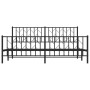 Estructura de cama cabecero y pie de cama metal negro 183x213cm | Foro24.es | Tu tienda online para hogar, jardín y más Foro24.es