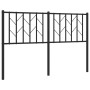 Kopfteil aus schwarzem Metall, 135 cm von , Kopf- und Fußteile - Ref: Foro24-374469, Preis: 33,53 €, Rabatt: %