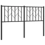 Kopfteil aus schwarzem Metall, 135 cm von , Kopf- und Fußteile - Ref: Foro24-374469, Preis: 32,98 €, Rabatt: %
