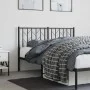 Cabecero de metal negro 135 cm de , Cabeceros y pies de cama - Ref: Foro24-374469, Precio: 33,00 €, Descuento: %