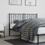Kopfteil aus schwarzem Metall, 135 cm von , Kopf- und Fußteile - Ref: Foro24-374469, Preis: 33,53 €, Rabatt: %