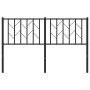 Kopfteil aus schwarzem Metall, 135 cm von , Kopf- und Fußteile - Ref: Foro24-374469, Preis: 33,53 €, Rabatt: %