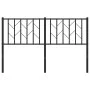 Kopfteil aus schwarzem Metall, 135 cm von , Kopf- und Fußteile - Ref: Foro24-374469, Preis: 32,98 €, Rabatt: %