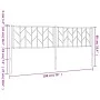 Cabecero de metal negro 193 cm de , Cabeceros y pies de cama - Ref: Foro24-374474, Precio: 36,42 €, Descuento: %
