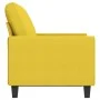 2-Sitzer-Sofa aus hellgelbem Stoff 120 cm von , Sofas - Ref: Foro24-359388, Preis: 244,36 €, Rabatt: %