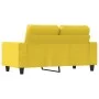 2-Sitzer-Sofa aus hellgelbem Stoff 120 cm von , Sofas - Ref: Foro24-359388, Preis: 244,36 €, Rabatt: %