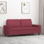 2-Sitzer-Sofa aus rotem Stoff 140 cm von , Sofas - Ref: Foro24-359397, Preis: 204,93 €, Rabatt: %
