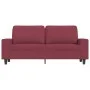 Two-seater red wine fabric sofa, 140 cm by , Sofas - Ref: Foro24-359397, Price: 202,43 €, Discount: %