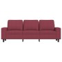 3-Sitzer-Sofa aus rotem Stoff 180 cm von , Sofas - Ref: Foro24-359405, Preis: 260,77 €, Rabatt: %