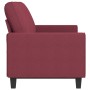 3-Sitzer-Sofa aus rotem Stoff 180 cm von , Sofas - Ref: Foro24-359405, Preis: 260,77 €, Rabatt: %