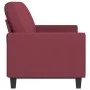 Three-seater red fabric sofa, 180 cm by , Sofas - Ref: Foro24-359405, Price: 243,94 €, Discount: %