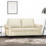 2-seater cream-colored synthetic leather sofa, 120 cm by , Sofas - Ref: Foro24-359500, Price: 219,75 €, Discount: %