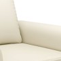 Sofá de 2 plazas de cuero sintético color crema 120 cm de , Sofás - Ref: Foro24-359500, Precio: 219,75 €, Descuento: %