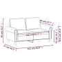 2-seater cream-colored synthetic leather sofa, 120 cm by , Sofas - Ref: Foro24-359500, Price: 216,01 €, Discount: %
