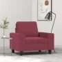 Red wine fabric armchair, 60 cm by , Sofas - Ref: Foro24-359381, Price: 158,62 €, Discount: %