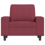 Red wine fabric armchair, 60 cm by , Sofas - Ref: Foro24-359381, Price: 160,94 €, Discount: %
